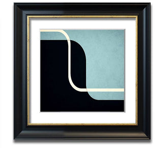Abstract Yin Yang Square Framed Print