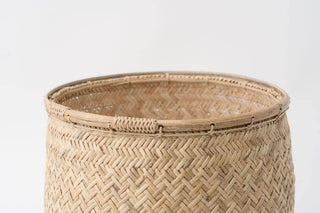 Handcrafted Rattan Storage Basket