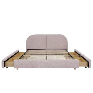 Qualicum Curved Headboard Storage Bed