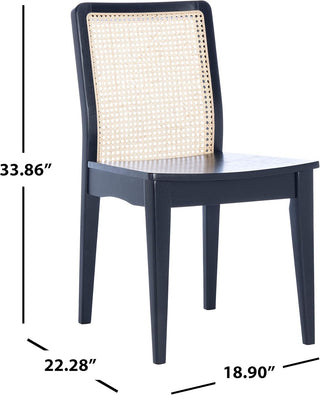 Natural Rattan Dining Chair Set of 2