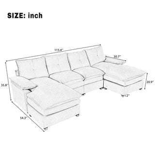 Loveseat w/ Chaise 59.5"