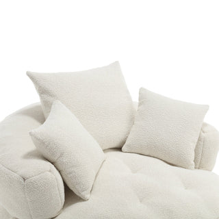 Chenille Sponge Single Sofa