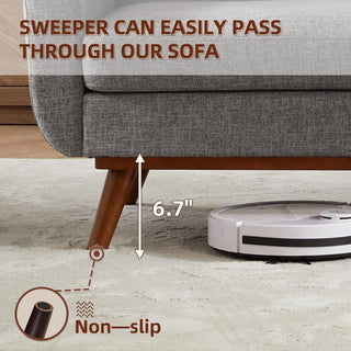 Mid-Century Modern Loveseat Sofa