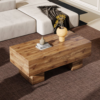 Wooden Block Coffee Table
