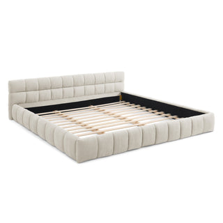Crescent Valley Chenille Upholstered Platform Bed