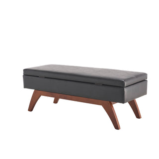 Teddy Wool Fabric Storage Footstool