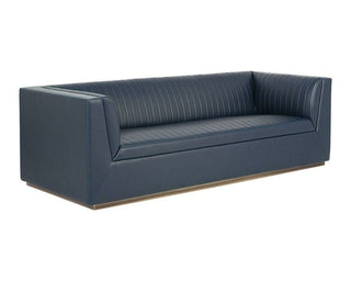 Bradley Faux Leather Sofa