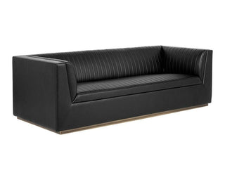 Bradley Faux Leather Sofa