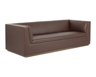 Bradley Faux Leather Sofa