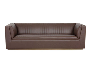 Bradley Faux Leather Sofa