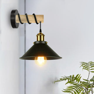 Wall Mounted Wood Arm Light