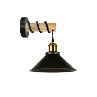 Wall Mounted Wood Arm Light