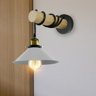 Wall Mounted Wood Arm Light