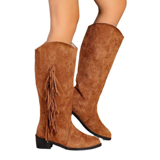 Marfa Fringe Western Boots