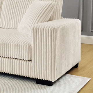 Corduroy Sleeper Modular Sectional Sofa