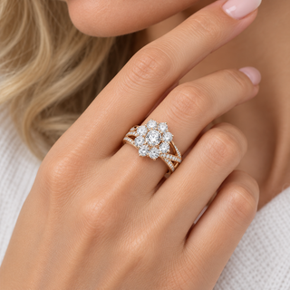 Loop Rose Gold 925 Sterling Silver Ring