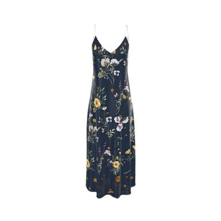 Carmel Bloom Silk Slip Dress