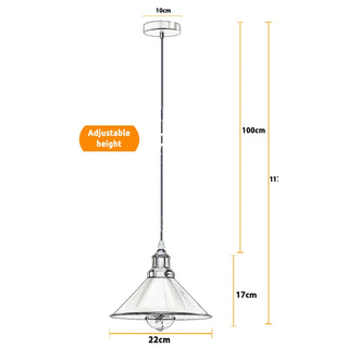Cone Pendant Ceiling Light – Single