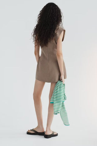 Ventura Striped Mini Dress