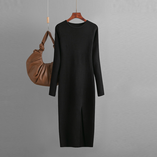 Elara Backless Knit Dress