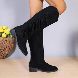Marfa Fringe Western Boots