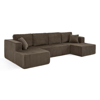 133" U-Shape Modular Sectional Sofa