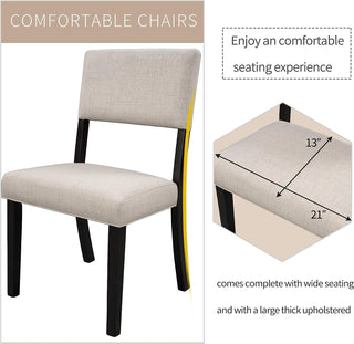 5-Piece Round Dining Table Set