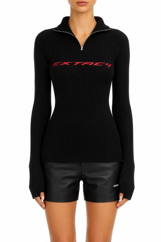 MISBHV "Extacy" Ribbed Turtleneck Sweater