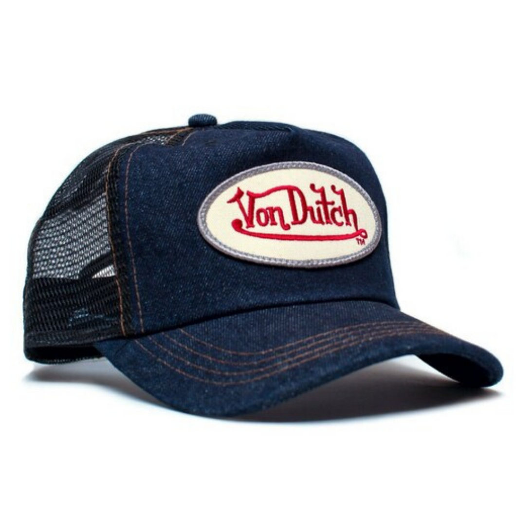 Von Dutch Denim Trucker Hat