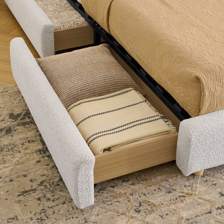 Qualicum Curved Headboard Storage Bed