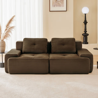 Agassiz Modular Corduroy Sectional Sofa