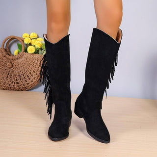 Marfa Fringe Western Boots