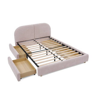 Qualicum Curved Headboard Storage Bed