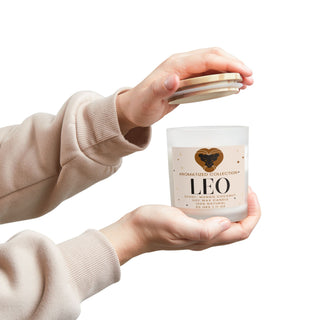 Leo Zodiac Candle