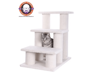 Wood 3 Step Pet Staircase