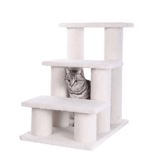Wood 3 Step Pet Staircase