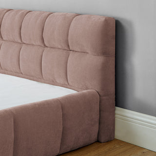 Chenille Upholstered Bed Frame