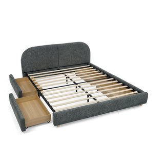 Qualicum Curved Headboard Storage Bed