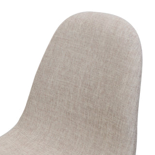 Wheat Fabric Dining Chair Set