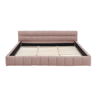 Chenille Upholstered Bed Frame