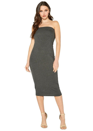 Laguna Niguel Strapless Midi Dress