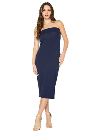 Laguna Niguel Strapless Midi Dress