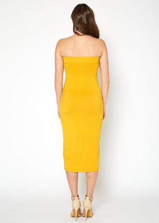 Laguna Niguel Strapless Midi Dress