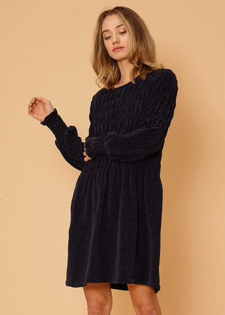 Rossland Gathered Knit Dress