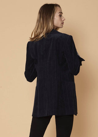 Arden Corduroy Double-Breasted Coat