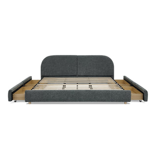 Qualicum Curved Headboard Storage Bed