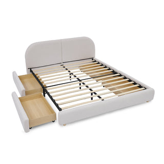 Qualicum Curved Headboard Storage Bed