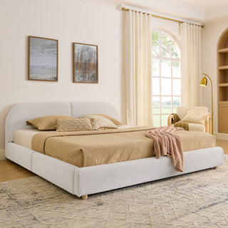 Qualicum Curved Headboard Storage Bed