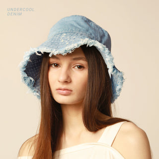 Seabright Frayed Bucket Hat