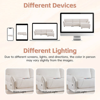 110" Modular Sectional Sofa